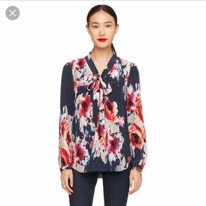 Kate Spade Hazy Reade Floral Blouse